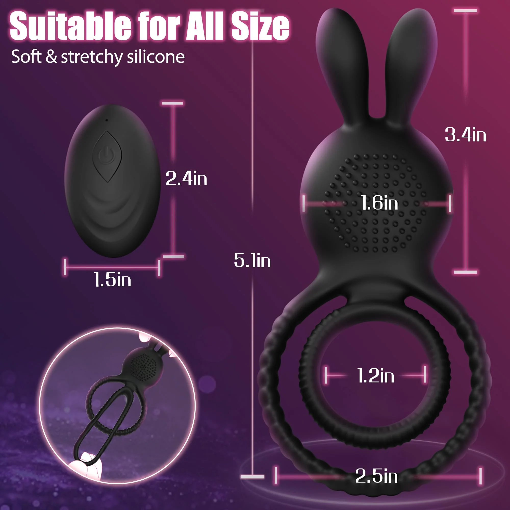 Adjustable Cock Ring with Tailored Fit for Maximum Comfort - Image 4