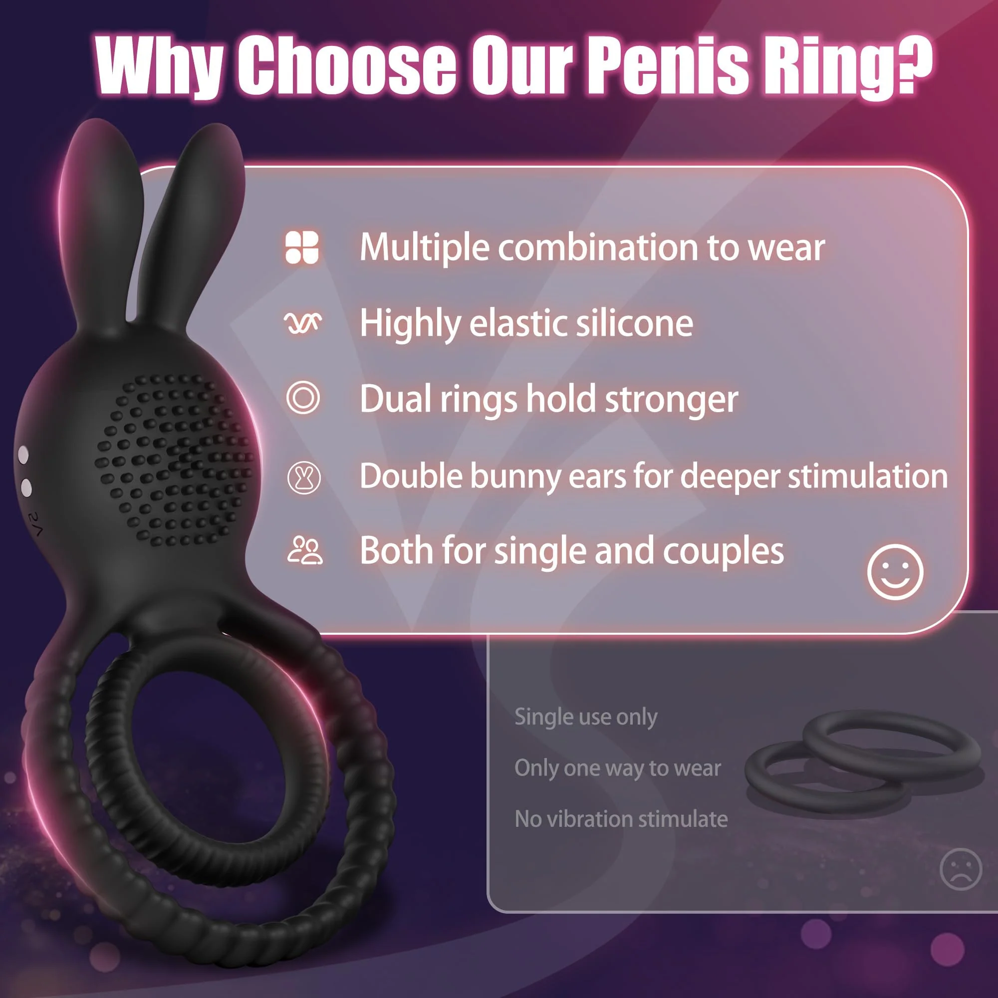 Adjustable Cock Ring with Tailored Fit for Maximum Comfort - Image 7