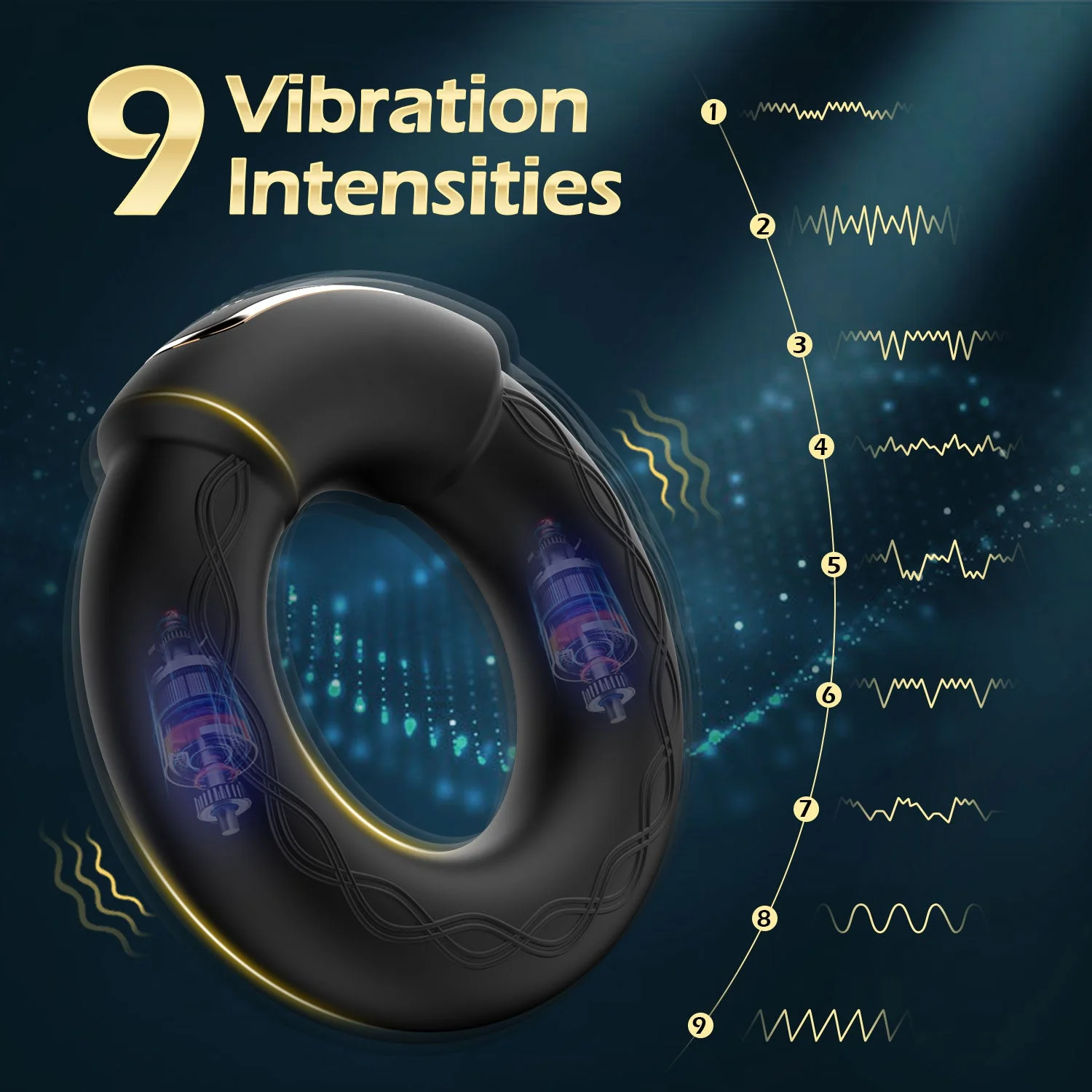 Heating Cock Ring - Vibrating & Compact - Image 2