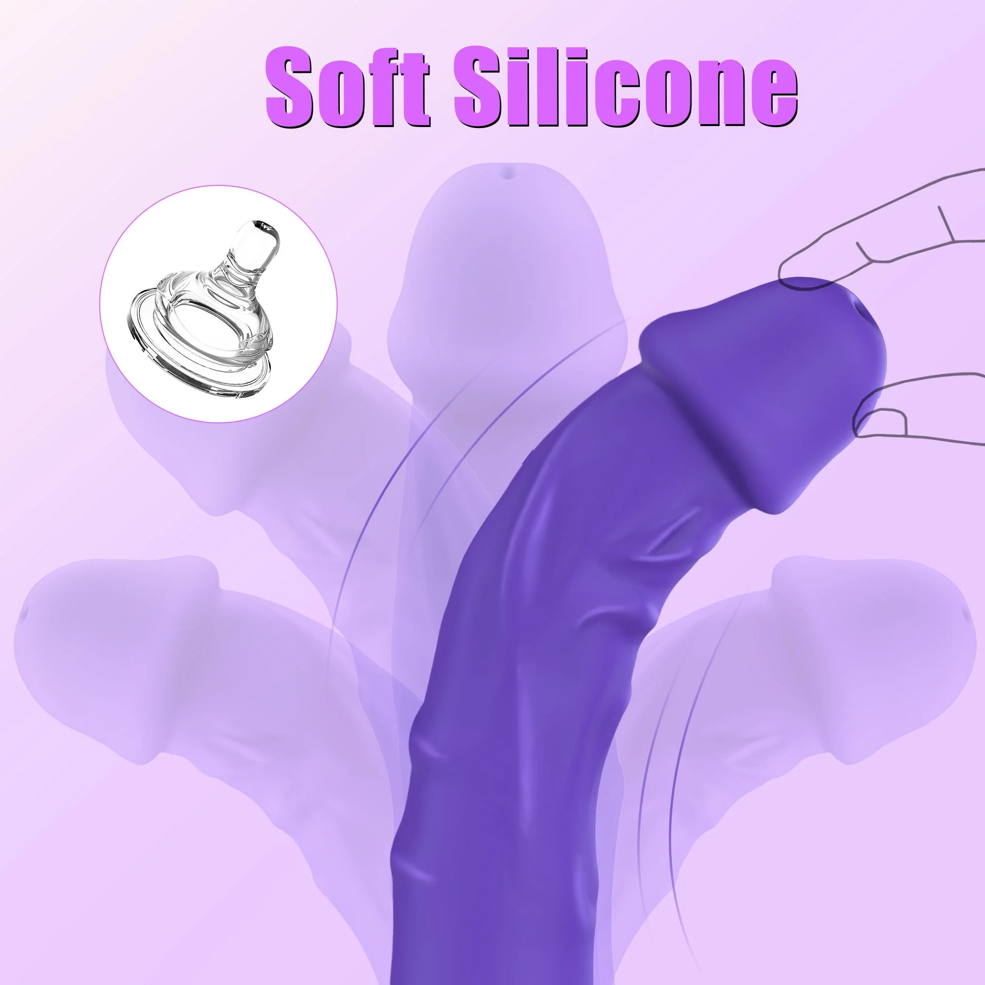 Realistic Dildo - Heating & Vibrating - Image 5