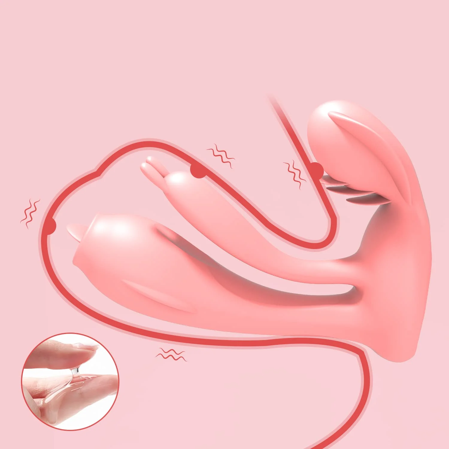 Rabbit Thrusting Vibrator - 3 Motors & App Control - Image 2
