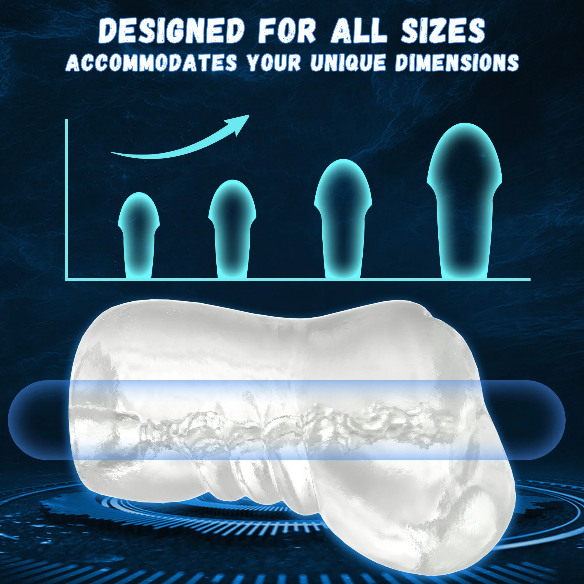 Transparent Manual Stroker Plus - Image 3