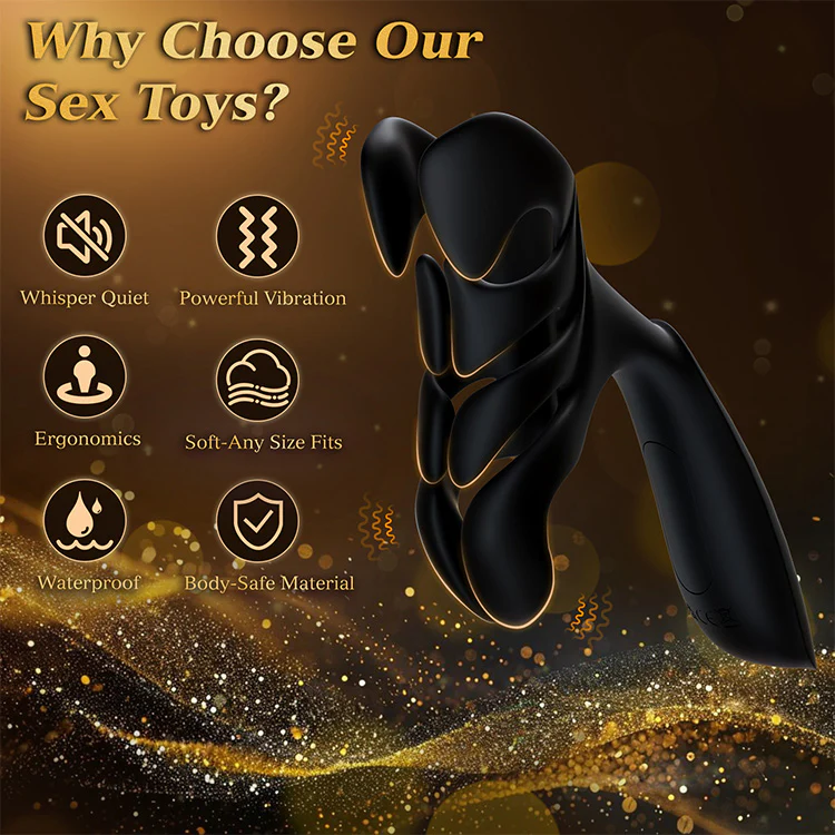 Unique Handheld Male Masturbator with 10 Vibration Modes - Image 7