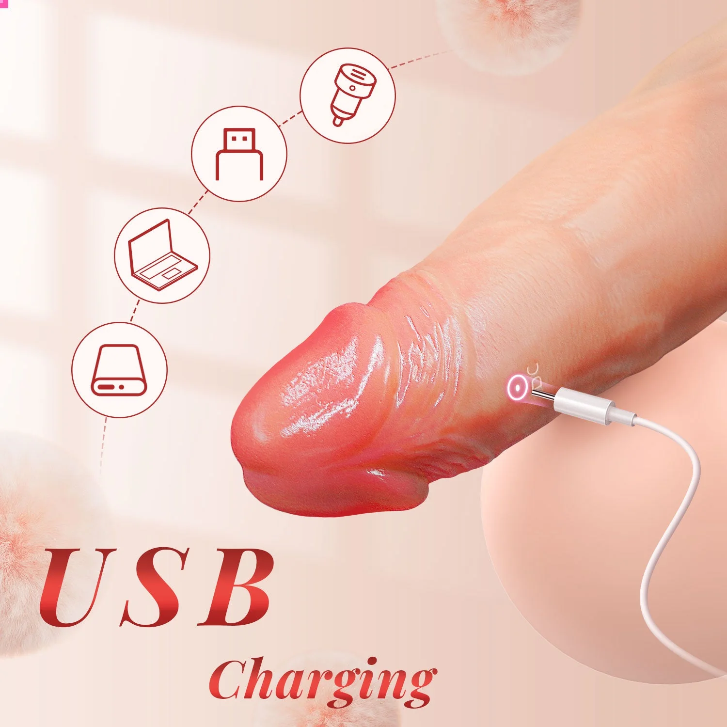 Penis Sleeve Cock Ring - Vibrating & App Contolled - Image 8