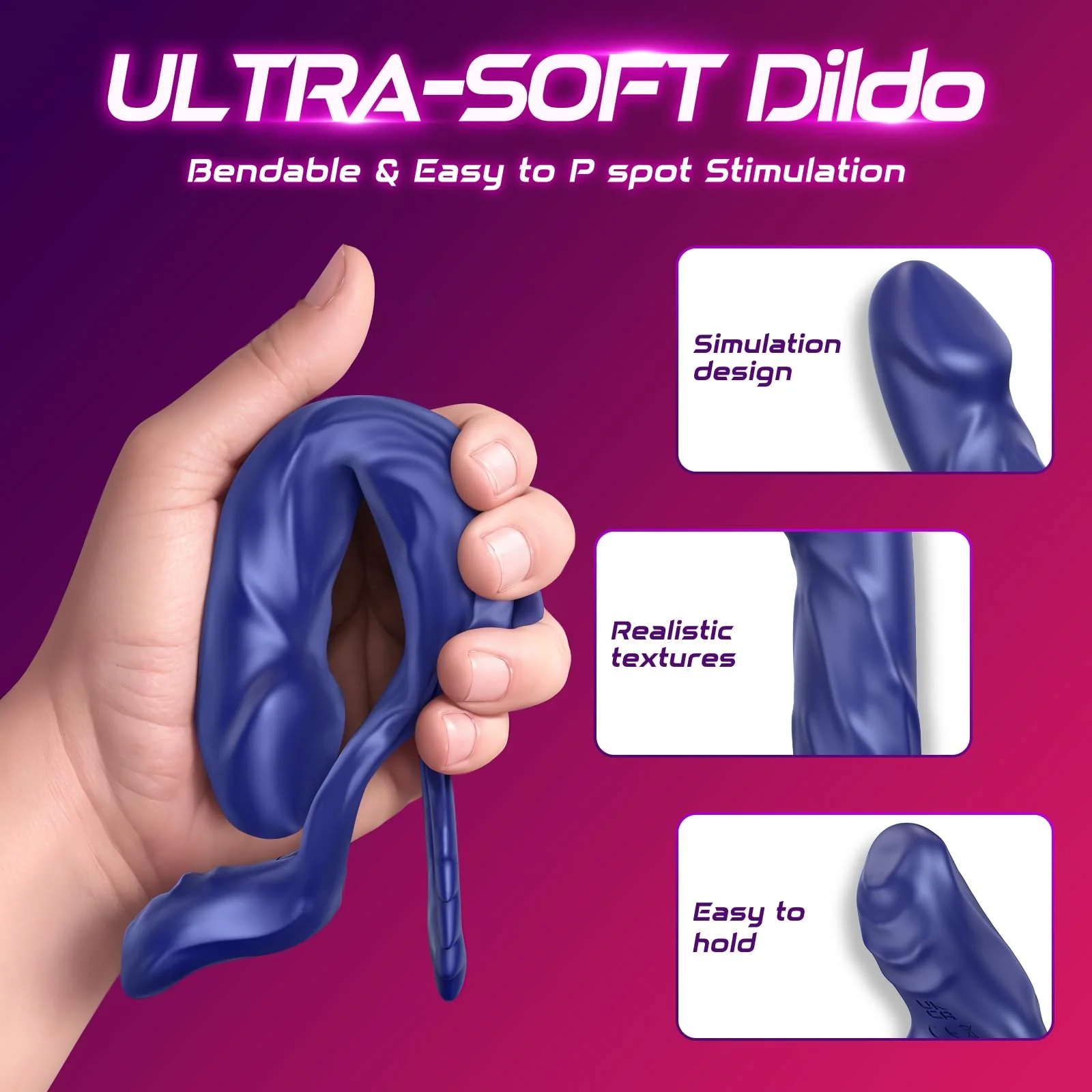 Vibrating Strap-On & Penis Sleeve – APP-Controlled Couples Sex Toy - Image 4