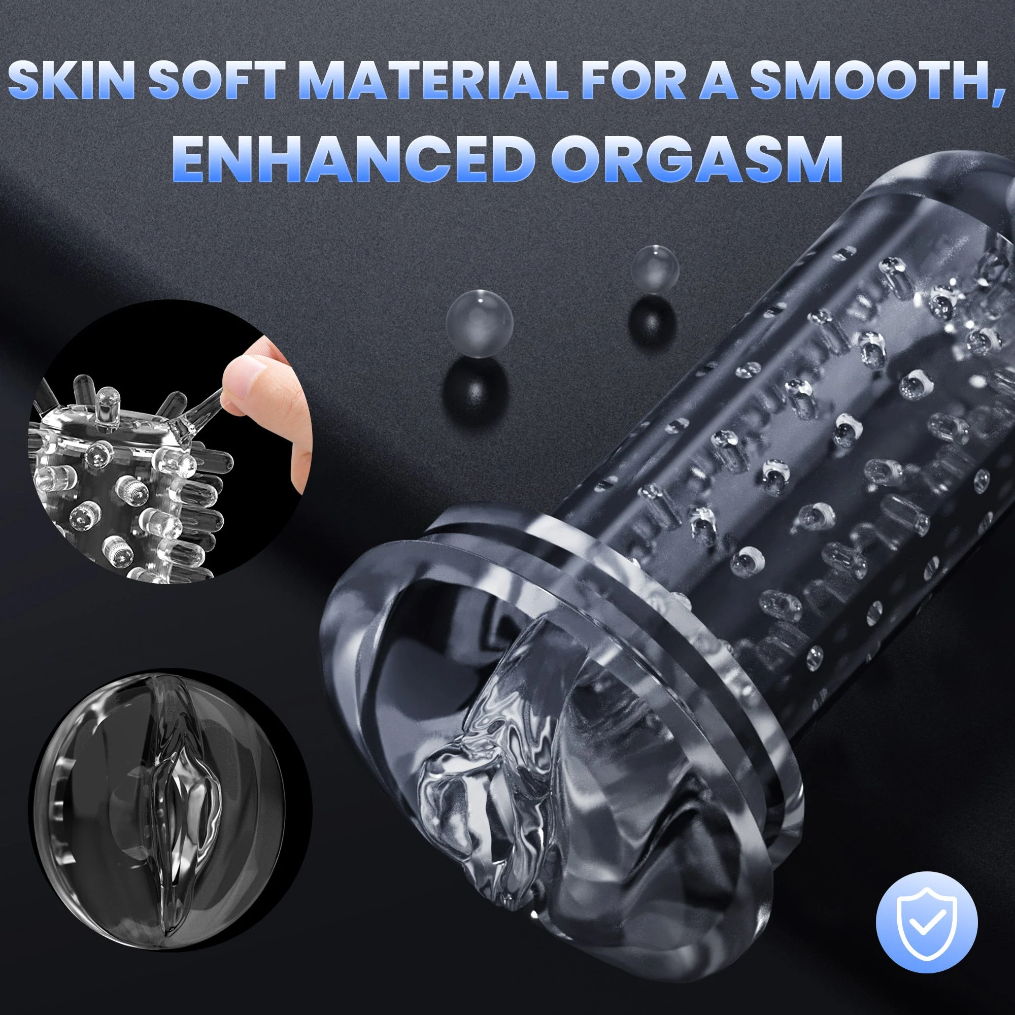 Auto Beads Male Masturbator - Massaging & Thrusting - Image 4