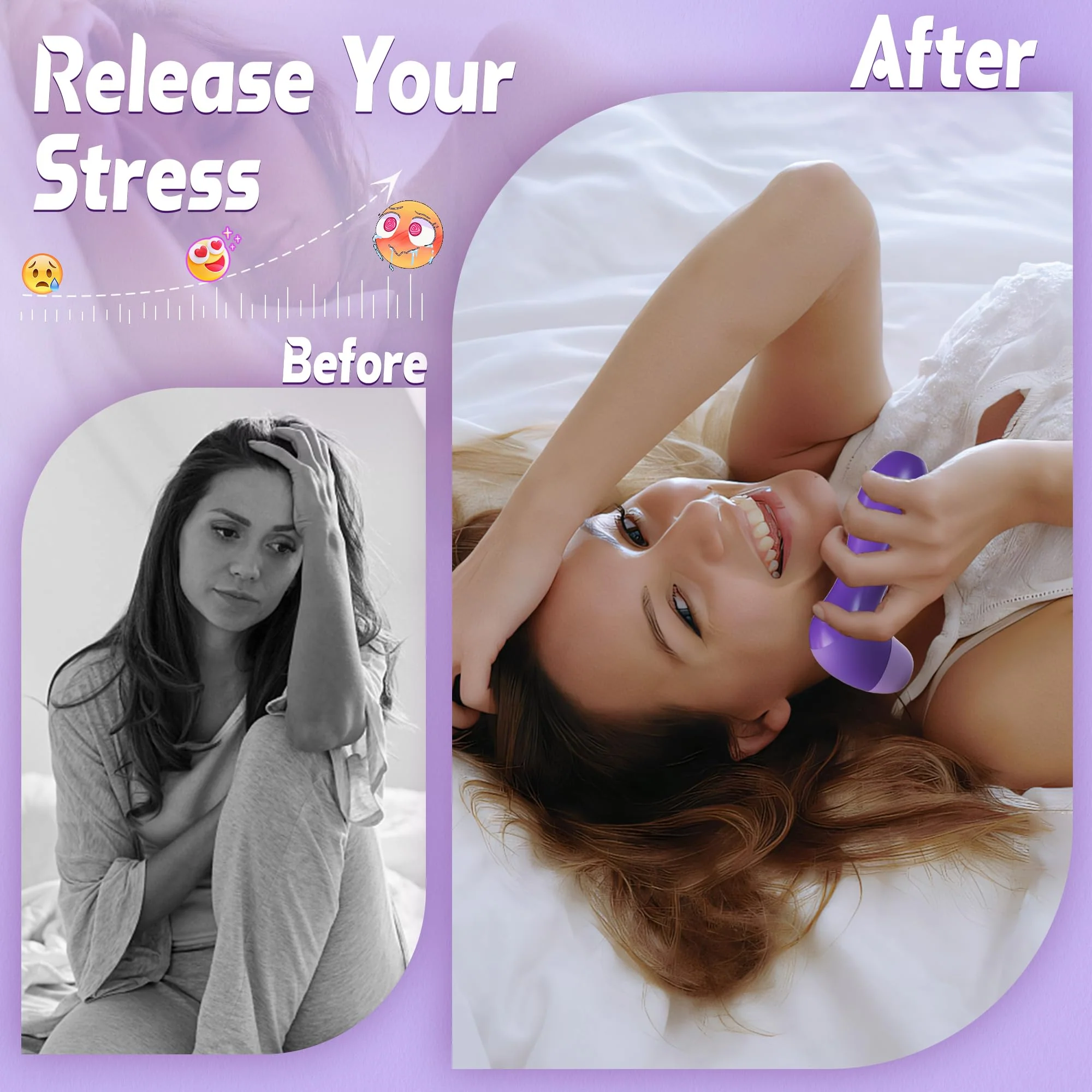 Vibrator & Suction Toy – Rechargeable, 10 Modes, Female Pleasure - Image 5